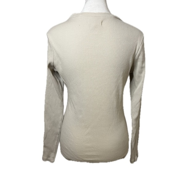 Grey State Ribbed Long Sleeve Top | Size 2 (Small) - Picture 2 of 7